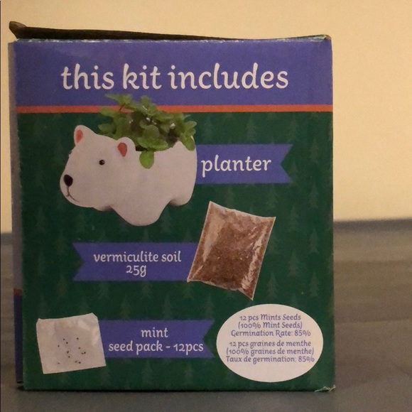 Animal Planter Grow Kit. Paul. New. - Picture 4 of 4